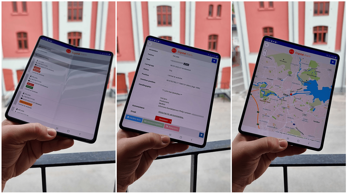 Mehr über den Artikel erfahren Crystal Alarm -Larmcentralen i din hand.
